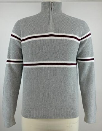 Grey Cabled Crew